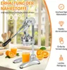Izrielar Mehrzweck-Fruchtpresse Manuelle Hand-Saftpresse Produktbild-Vorschau 4