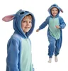 Pyjama Onesie Kigurumi Kostüm für Kinder Lilo & Stitch 104 Produktbild-Vorschau 1