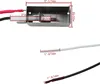 A product image showing a metal igniter assembly with attached wires and two separate igniter probes, all with dimension labels. Produktbild-Vorschau