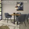 ML-Design sada 4 jedálenských stoličiek s podrúčkami a Náhľad obrázku produktu 5