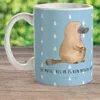 Mr. & Mrs. Panda Pott Schnabeltier Mut - Blau Pastell - Produktbild-Vorschau 2