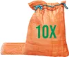 Bazko 10 sacs raschel 42x60cm 15kg | orange | Sacs en filet Voir les images du produit 1