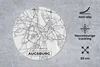 MuchoWow® Mauspad Mousepad Karte - Augsburg - Karte - Produktbild-Vorschau 2