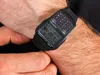 A close-up shot of a Casio Databank calculator watch on a person's wrist. Anteprima dell’immagine prodotto