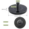 Jiubiaz Fontaine solaire Pompes de jardin Pompe solaire Voir les images du produit 2