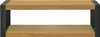 vidaXL Wand-Badregal 110x45x35 cm Massivholz Teak Produktbild-Vorschau 1