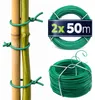KADAX Pflanzendraht 100m (2x 50m), Gartendraht mit Produktbild-Vorschau 1