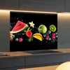 Spritzschutz Küchenrückwand Glas 90 x 50 cm Bunte Früchte Produktbild-Vorschau 2