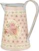Déco pot en métal motif fleurs vase à fleurs en métal avec Voir les images du produit 8
