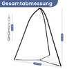 COSTWAY Hängesesselgestell mit Dreibein bis zu 200kg, Produktbild-Vorschau 7