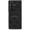A black and gray patterned phone case with the Guess logo. Podgląd zdjęcia produktu
