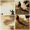Bild auf Leinwand - Leinwandbild - Cowboys Pferde Galopp - Produktbild-Vorschau 8