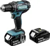 A cordless drill and a spare battery are shown against a white background. Produktbild-Vorschau
