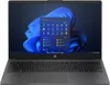 A close-up front view of an HP laptop with its screen displaying the Windows 11 interface. Produktbild-Vorschau