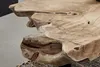 Couchtisch Beistelltisch massiv Teakholz naturbelassen Produktbild-Vorschau 4