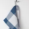 5er Set Geschirrtücher Baumwolle 50x70 cm blau-kariert Produktbild-Vorschau 5