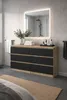 Commode en chêne Sonoma avec tiroirs, 140 cm de largeur, 6 Voir les images du produit 2