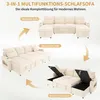Merax Narożnik rozkładany z funkcją spania, sofa w Podgląd zdjęcia produktu 7