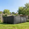 VirtuFit Rechteckiger Pool – 260 x 180 x 66 cm – Anthrazit Produktbild-Vorschau 6