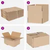 vidaXL Faltbox mit Speicher 50 Stk. Natur 20 x 15 x 10 cm Produktbild-Vorschau 5