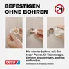 tesa Handtuchhaken selbstklebend & ohne Bohren weiß matt - Produktbild-Vorschau 5