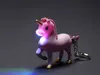 Schlüsselanhänger, Magisches Einhorn mit Regenbogenlicht Produktbild-Vorschau 2