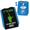 Weihnachtsmuffel Parkscheibe mit Spruch F**k Dich Ich war Produktbild-Vorschau 2