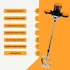 A product image with descriptive text and icons on the left, and the product on the right, against an orange background. Anteprima dell’immagine prodotto