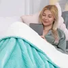 Kuscheldecke Tagesdecke 220 x 240 cm Türkis Wohndecke Produktbild-Vorschau 9