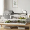 PawHut schildpadhuis van hout, schildpadren met twee Productafbeelding-voorbeeld 2