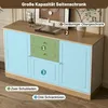 MODFU Sideboard mit Schubladen,Aufbewahrungsschrank Drei Produktbild-Vorschau 4