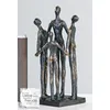 Casablanca by Gilde Dekofigur Skulptur Group bronzefarben Produktbild-Vorschau 2
