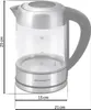 Berdsen BD-714 Rychlovarná konvice skleněná s regulací Náhled obrázku produktu 6