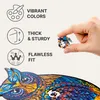 UNIDRAGON 186-tlg. Holzpuzzle Charming Owl Medium 21x35 cm Produktbild-Vorschau 16