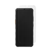 A smartphone with a screen protector placed on top of it. Produktbild-Vorschau