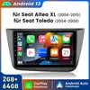 2+64GB Carplay 9''HD Für Seat Altea 2004-2016 Android13 Náhľad obrázku produktu 2