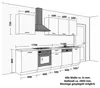 Küche SIENA BASIC 280 cm Küchenzeile Küchenblock Produktbild-Vorschau 6