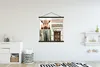 MuchoWow® Textilposter Schottisches Hochlandrind - Kaktus - Produktbild-Vorschau 2