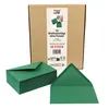 50 x PresentFill® Briefumschläge C6 ohne Fenster - Smaragd Produktbild-Vorschau 1