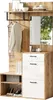 Sweiko 100x38.5x190cm Ensemble de vestiaires avec miroir, Voir les images du produit 11