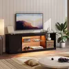 Modernes Lowboard von Bestier, 145cm für TVs bis 65 Zoll, Produktbild-Vorschau 9