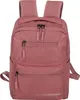 A pink Travelite backpack is shown against a white background. Produktbild-Vorschau