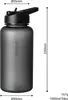 Trinkflasche 1L Sport Flasche Wasserflasche BPA frei Produktbild-Vorschau 4