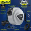 MASKO® Automatik Kabeltrommel Verlängerungskabel mit 3-Fach Produktbild-Vorschau 2