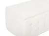 BELIANI Taburetka biela buklé 72 x 42 x 40 cm s úložným Náhľad obrázku produktu 9