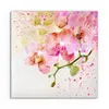 DEQORI Glasbild Echtglas 30x30 cm 'Orchideenflüstern' Produktbild-Vorschau 2