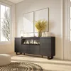 COZY Credenza, Mobile, Cucina, 208x35x87cm, 4 Porte, Camino Anteprima dell’immagine prodotto 2