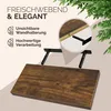 CASARIA® 3x Wandregal Holz Dunkle Eiche Regal mit Halterung Produktbild-Vorschau 4