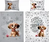 DETEXPOL Bambusbettwäsche Merry doggy grau Baumwolle, Produktbild-Vorschau 2