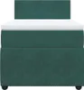 Boxspringbett mit Matratze Dunkelgrün 90x200 cm Samt Produktbild-Vorschau 4